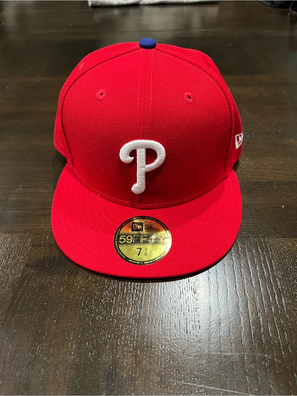 Philadelphia Phillies New Era 59 Fifty Fitted Hat Size 7 3/8